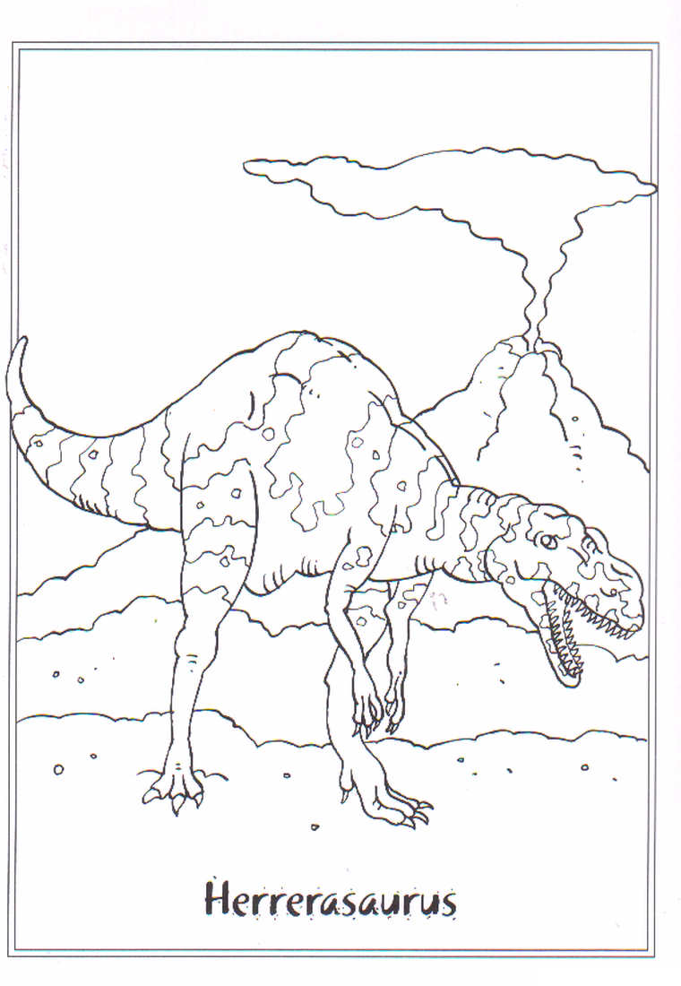 ζωγραφική Herrerasaurus δωρεάν