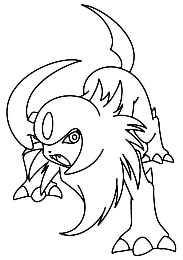 ζωγραφική Pokemon Absol