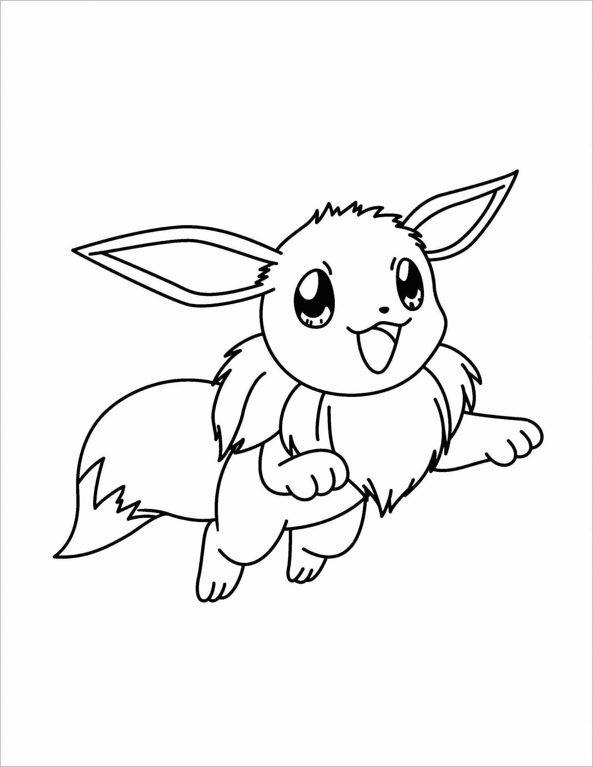 ζωγραφική Pokemon Eevee