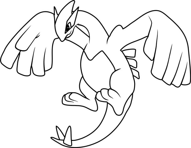 ζωγραφική Pokemon Lugia