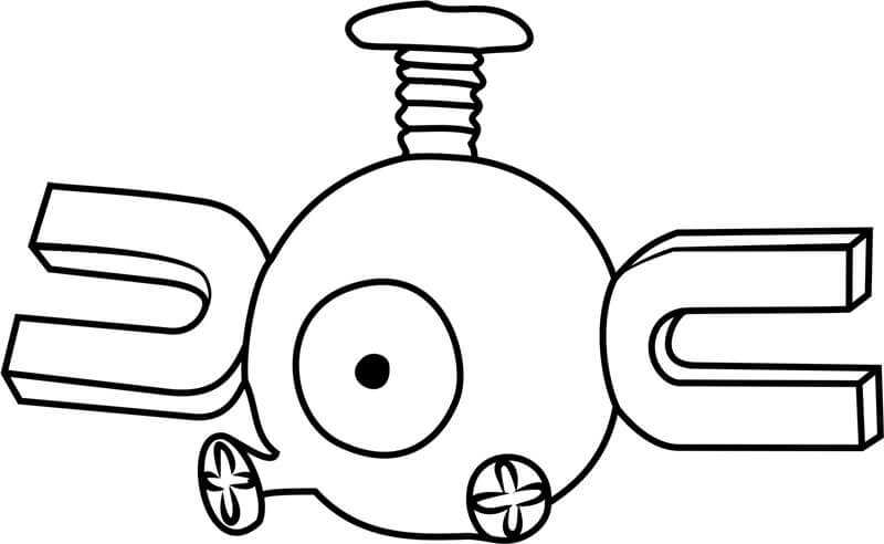 ζωγραφική Pokemon Magnemite