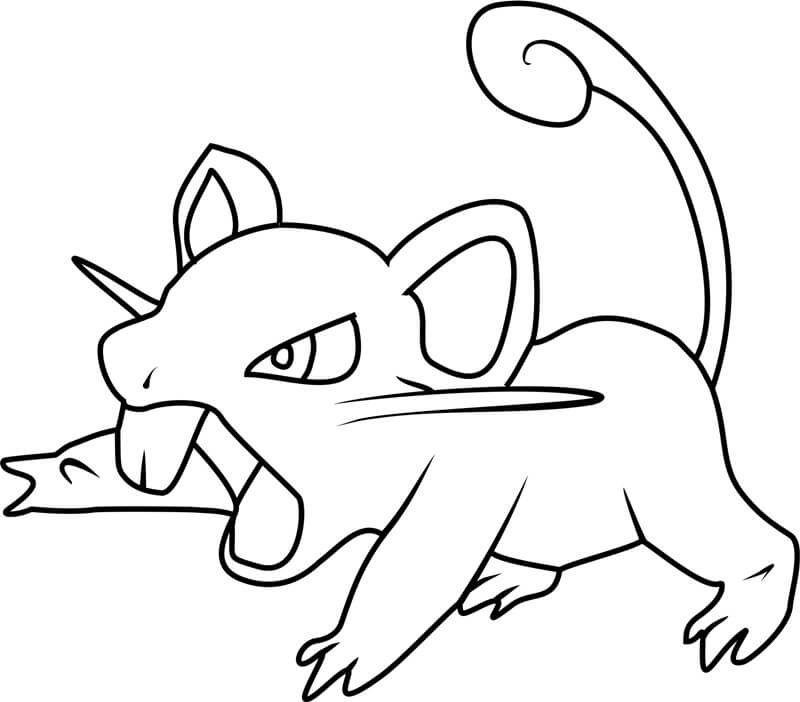 ζωγραφική Pokemon Rattata