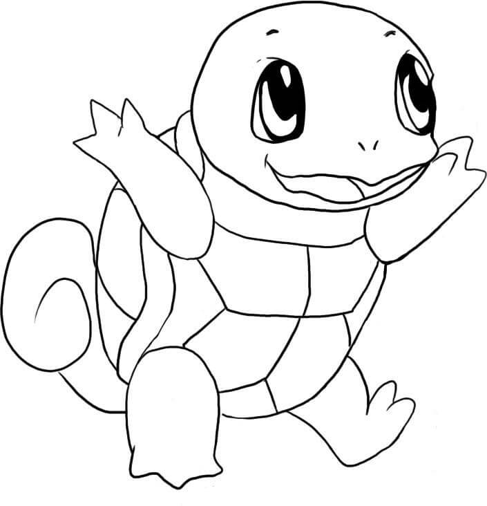 ζωγραφική Pokemon Σκουίρτλ