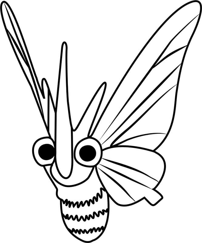 ζωγραφική Pokemon Venomoth