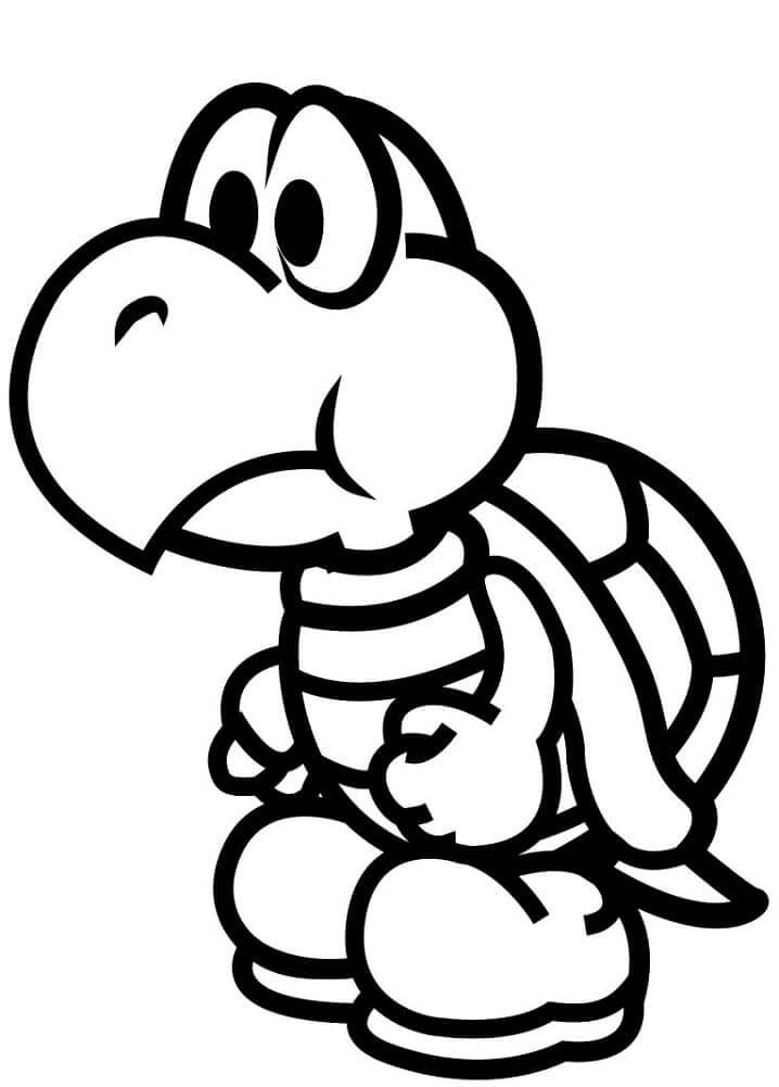 ζωγραφική Θλιβερή Koopa Troopa