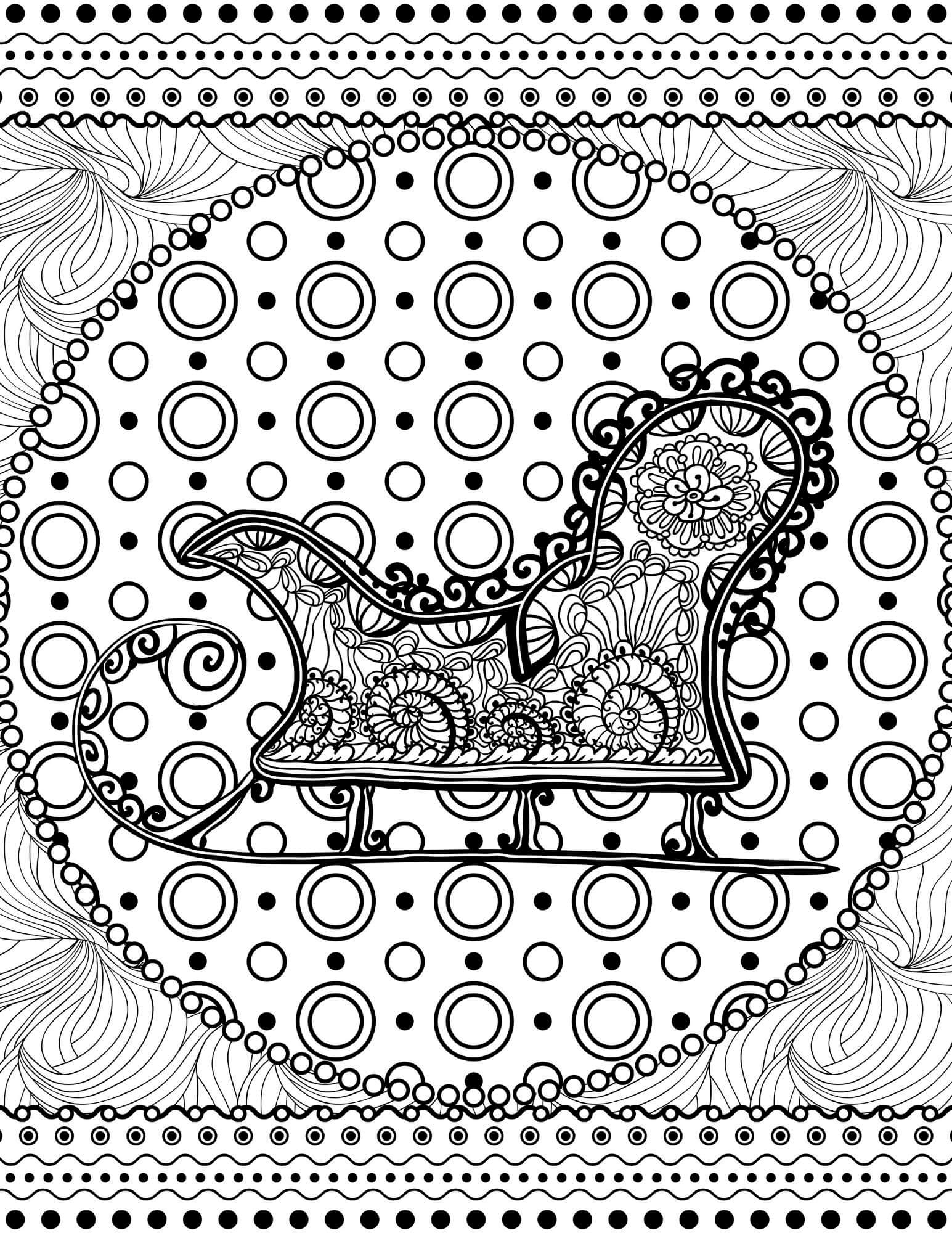 ζωγραφική Για τα Χριστούγεννα Mandala Δωρεάν