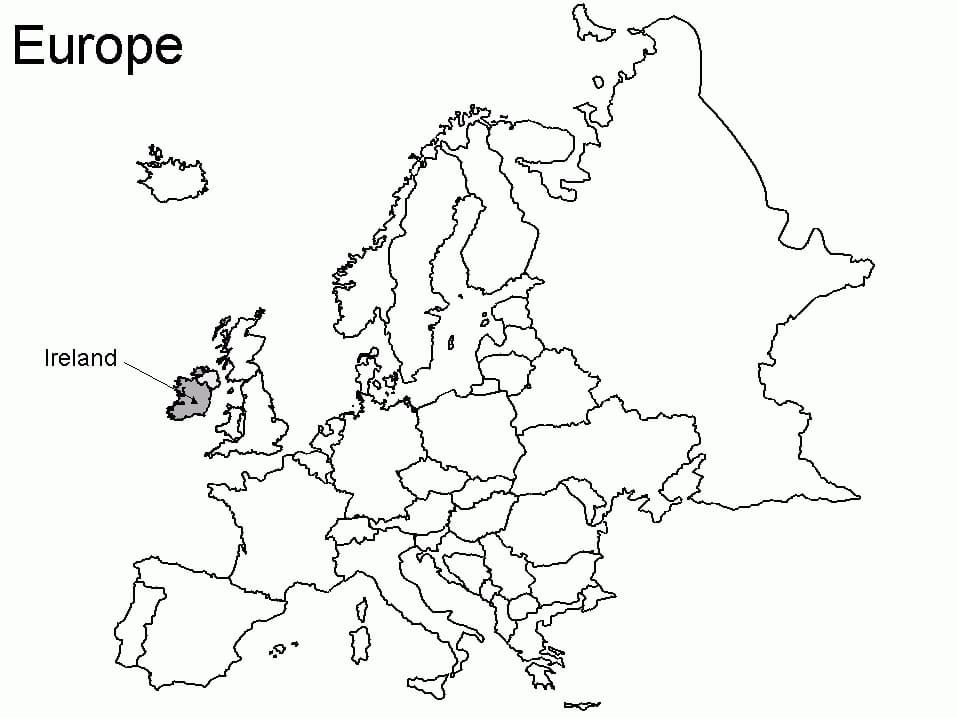 ζωγραφική Europe Map