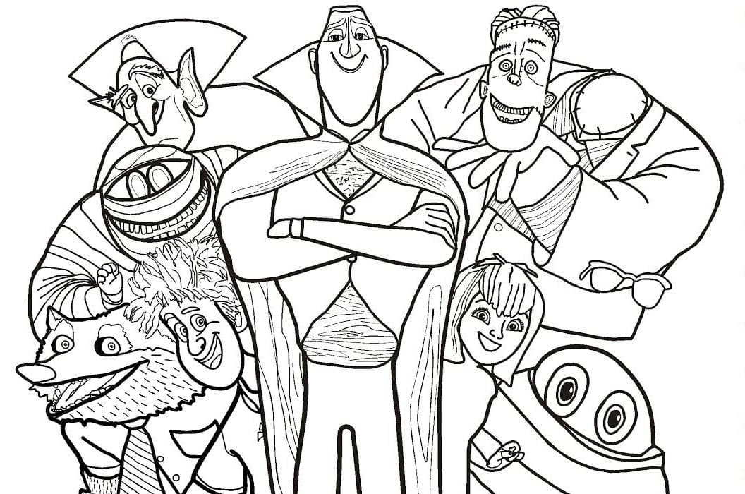 ζωγραφική Happy Hotel Transylvania