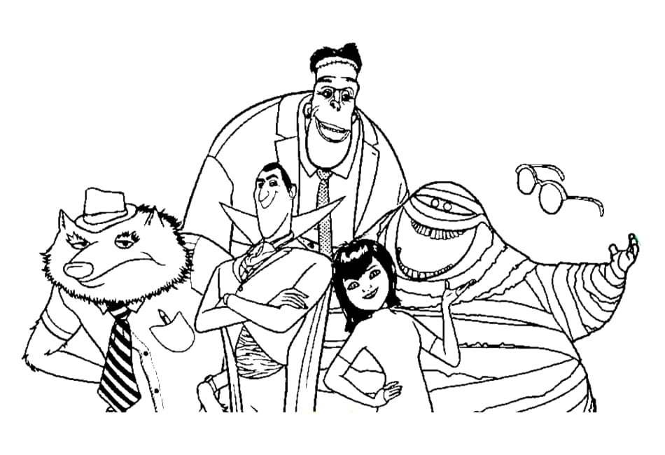 ζωγραφική Hotel Transylvania 3