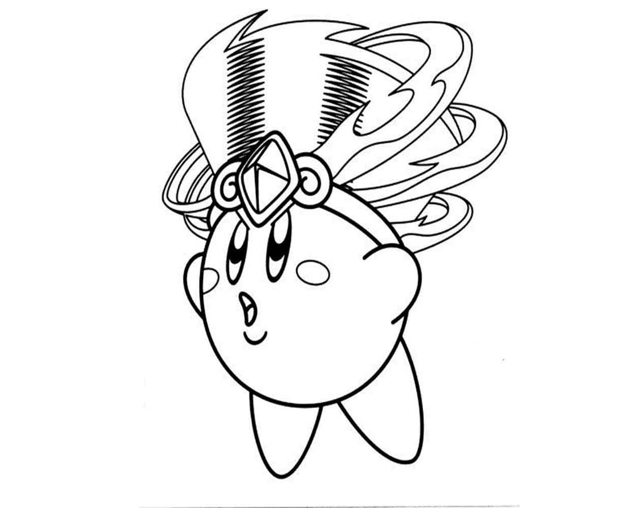 ζωγραφική Kirby tornado