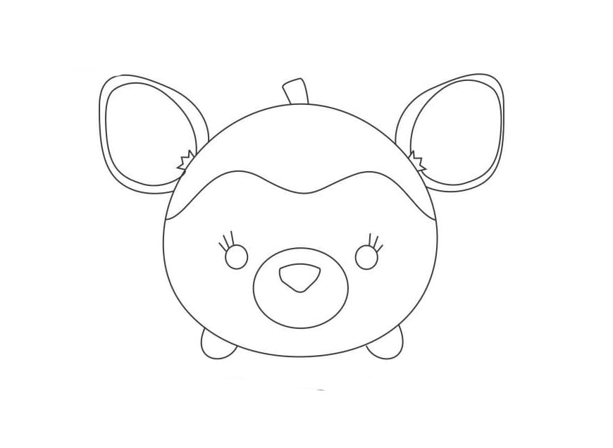 ζωγραφική Μπάμπι Tsum Tsum