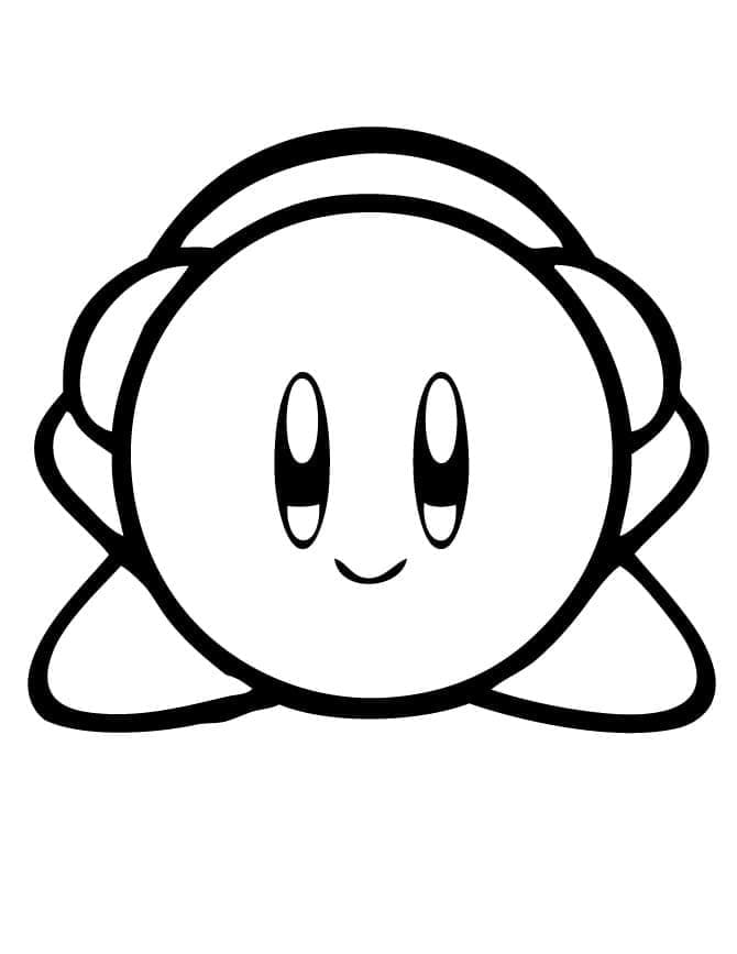 ζωγραφική Χαριτωμένη εικόνα Kirby