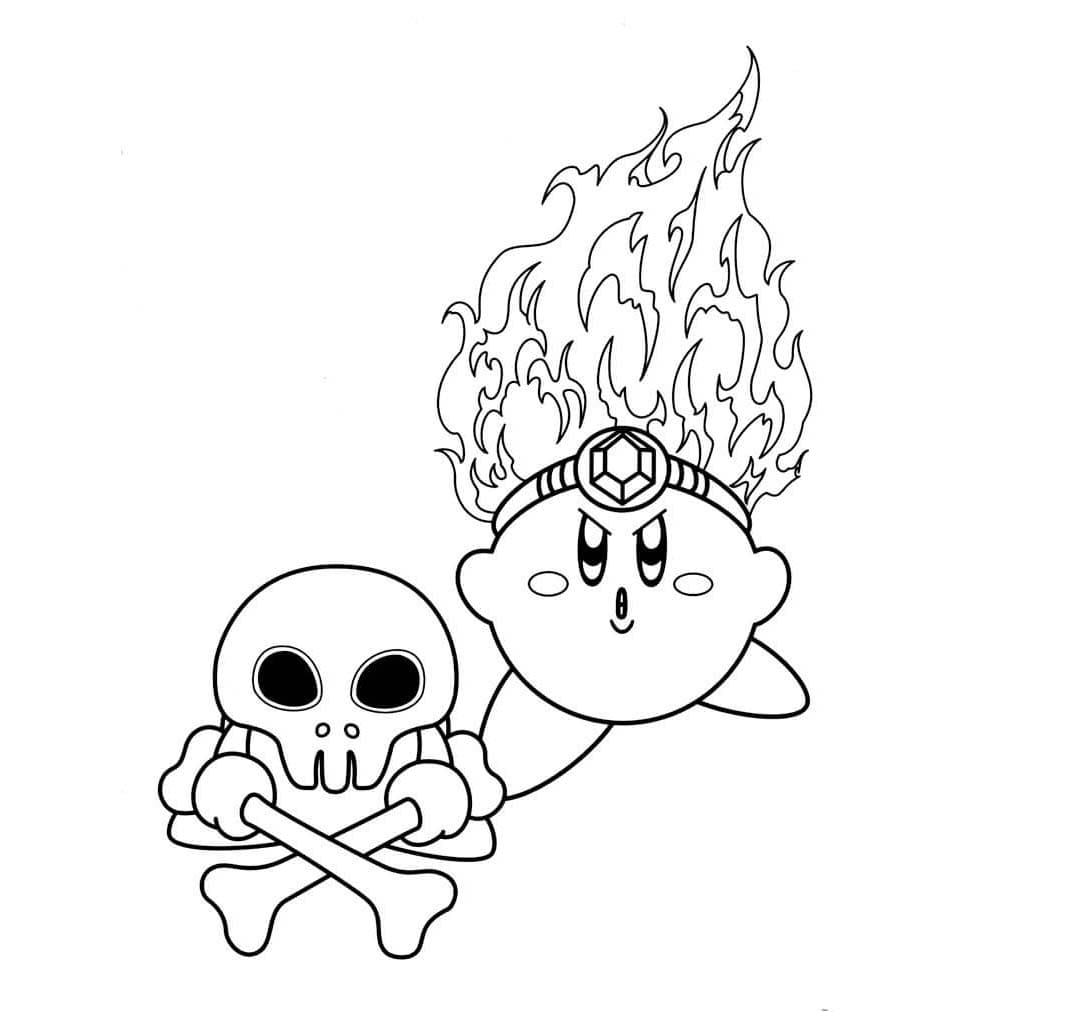 ζωγραφική Φωτιά Kirby
