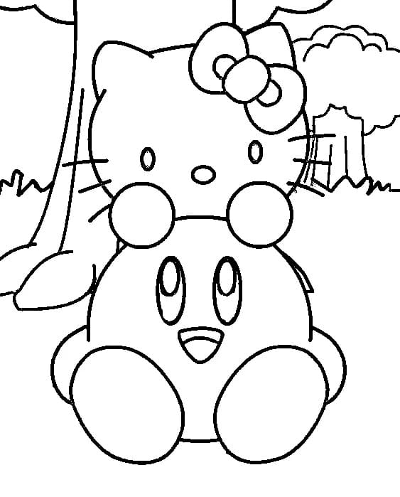 ζωγραφική Kirby και Χελόου Κίτι