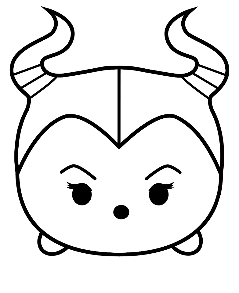 ζωγραφική Maleficent Tsum Tsum