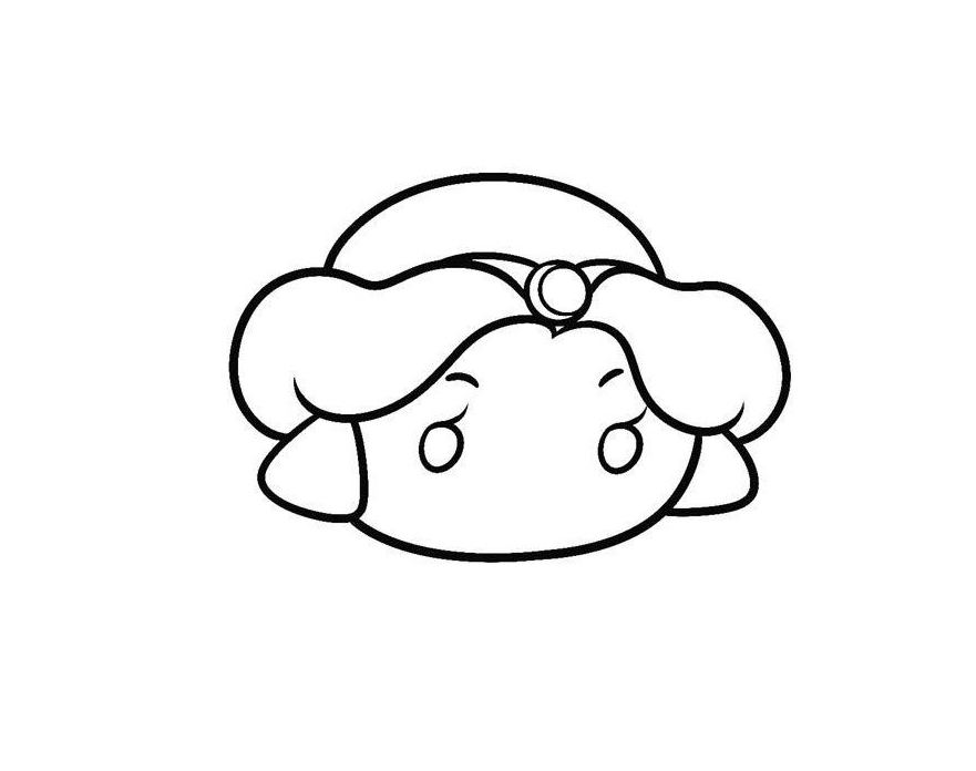ζωγραφική Πριγκίπισσα Γιασμίν Tsum Tsum