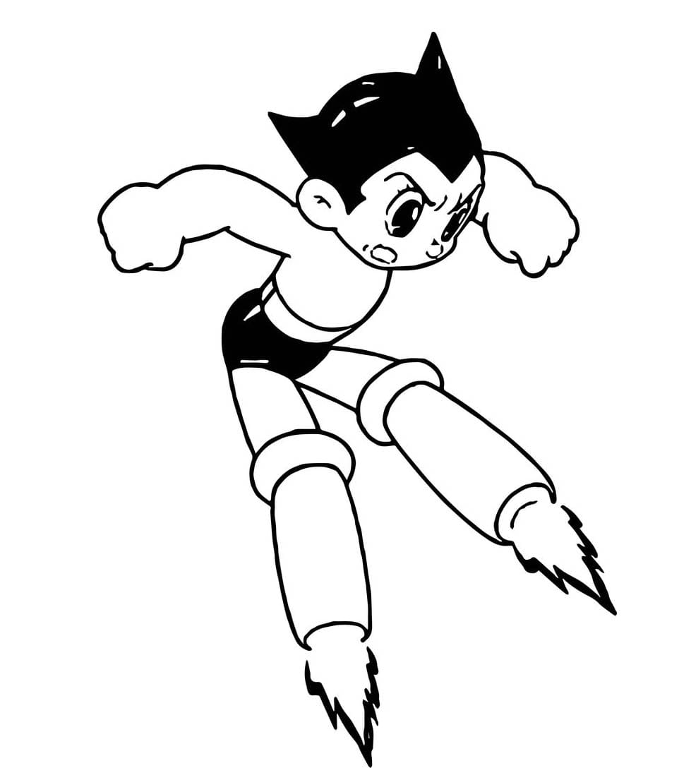 ζωγραφική Σοβαρό Astro Boy