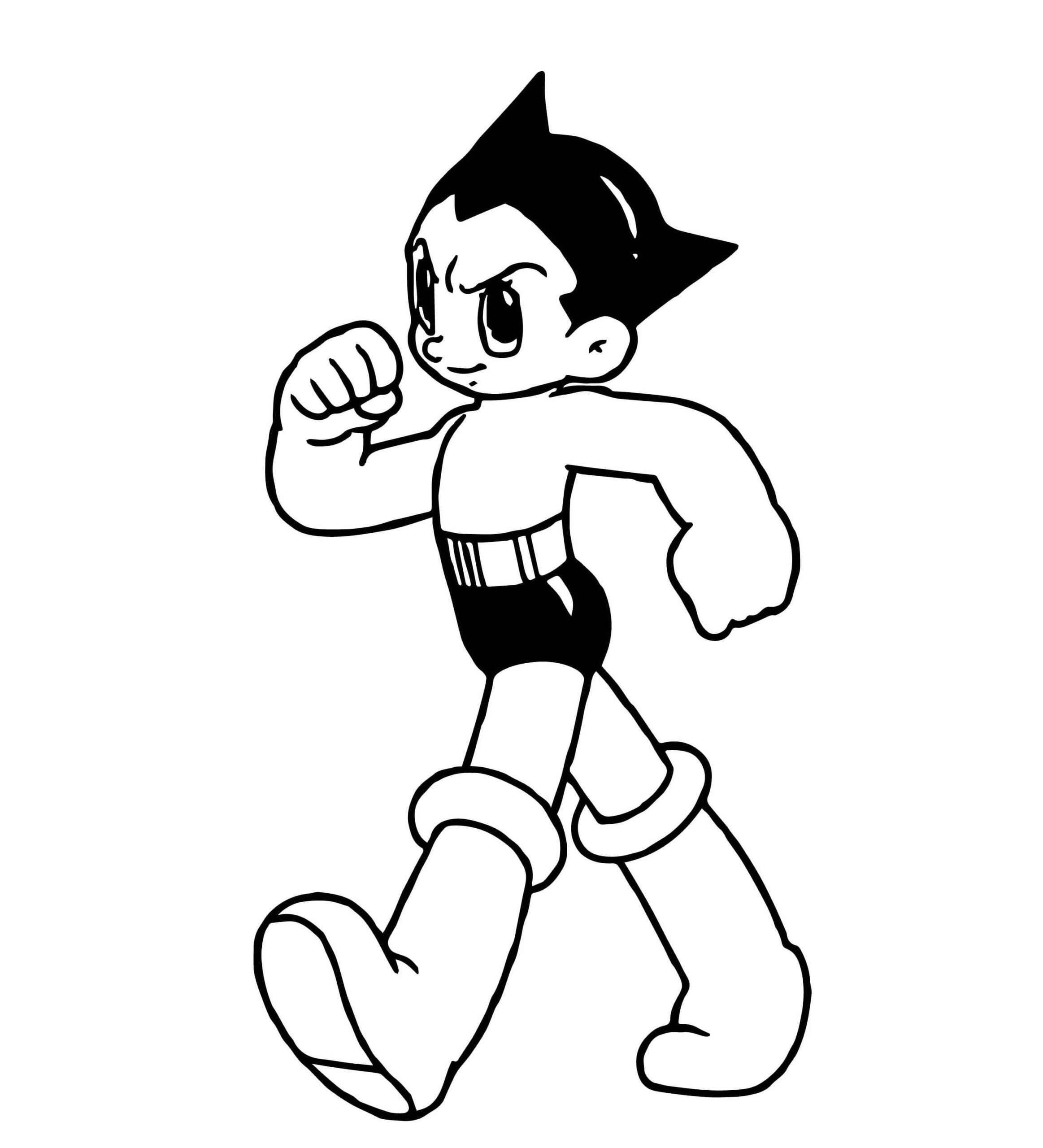 ζωγραφική Θυμωμένη Astro Boy