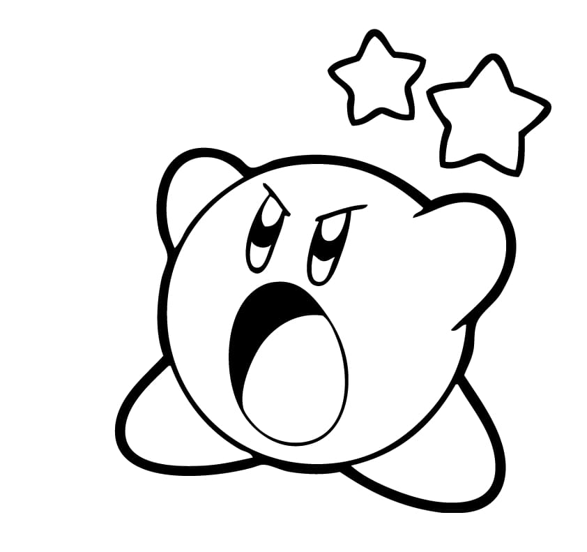 ζωγραφική Θυμωμένος Kirby
