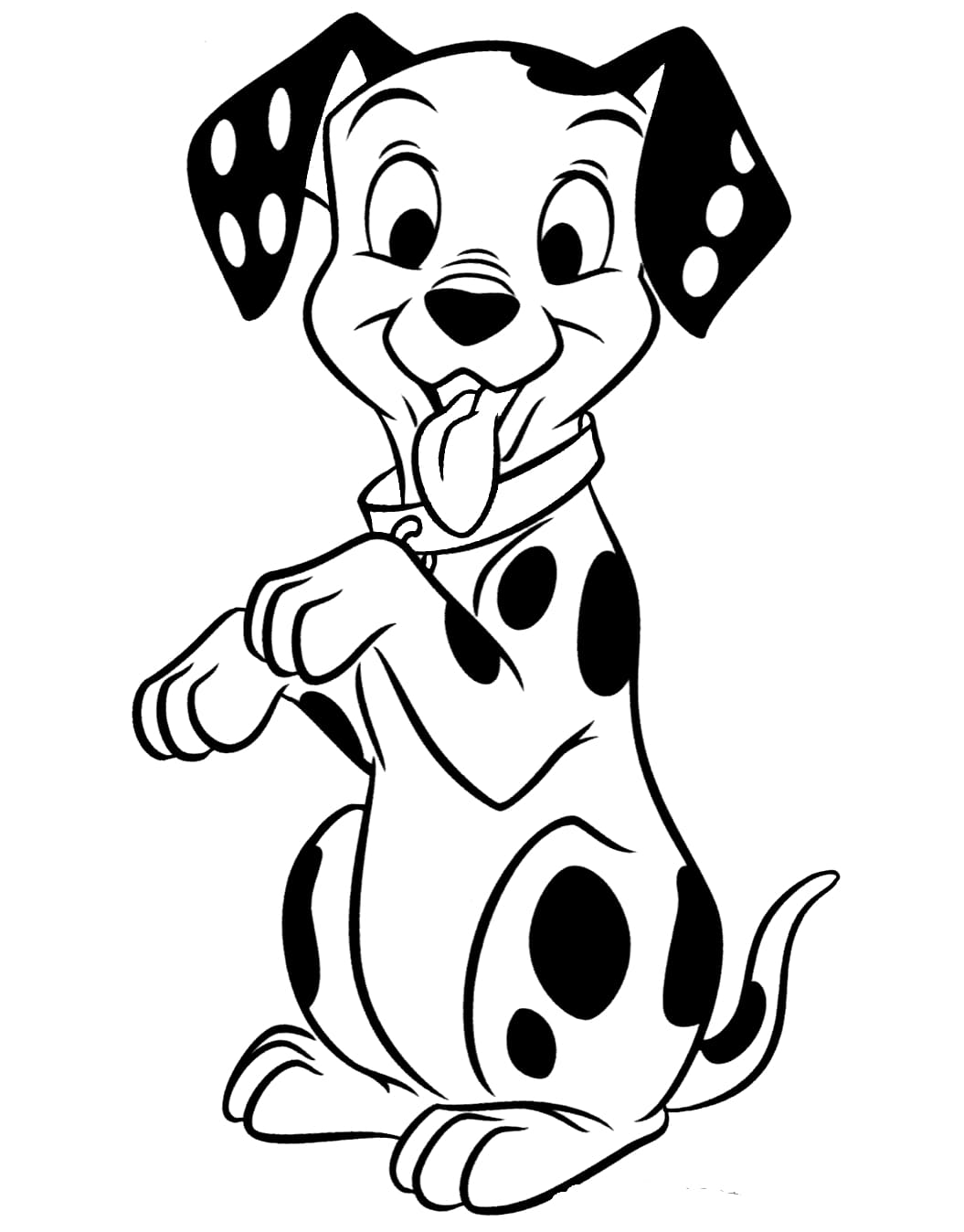 ζωγραφική Dalmatian Standing