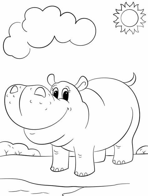 ζωγραφική Free Hippo Image HD