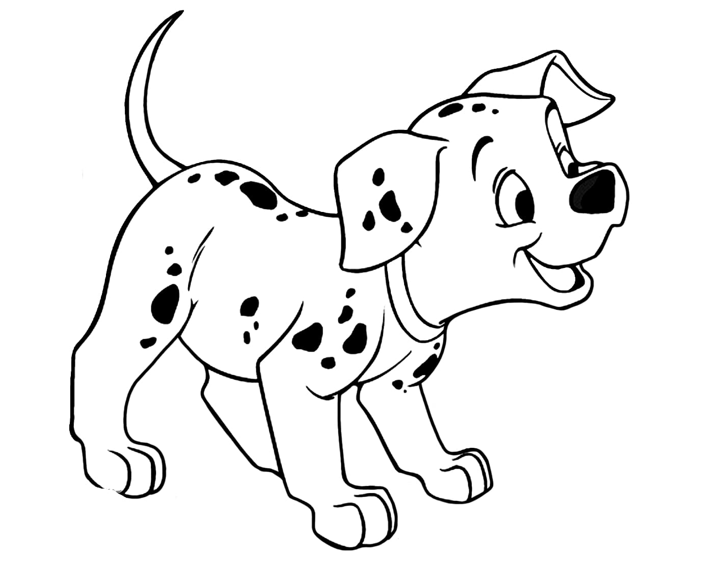 ζωγραφική Funny Dalmatian