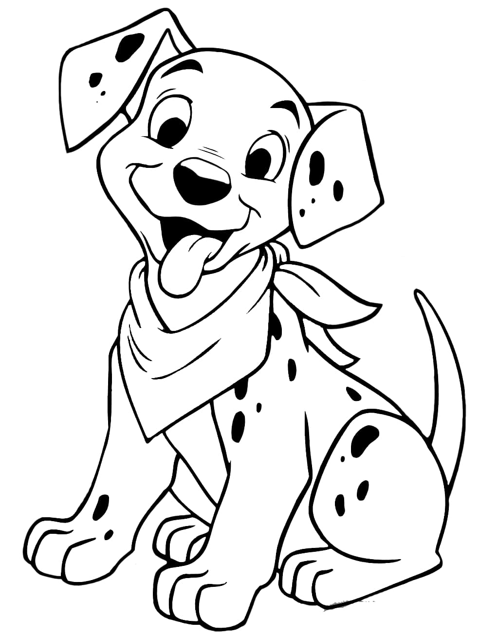 ζωγραφική Funny Dalmatian Image