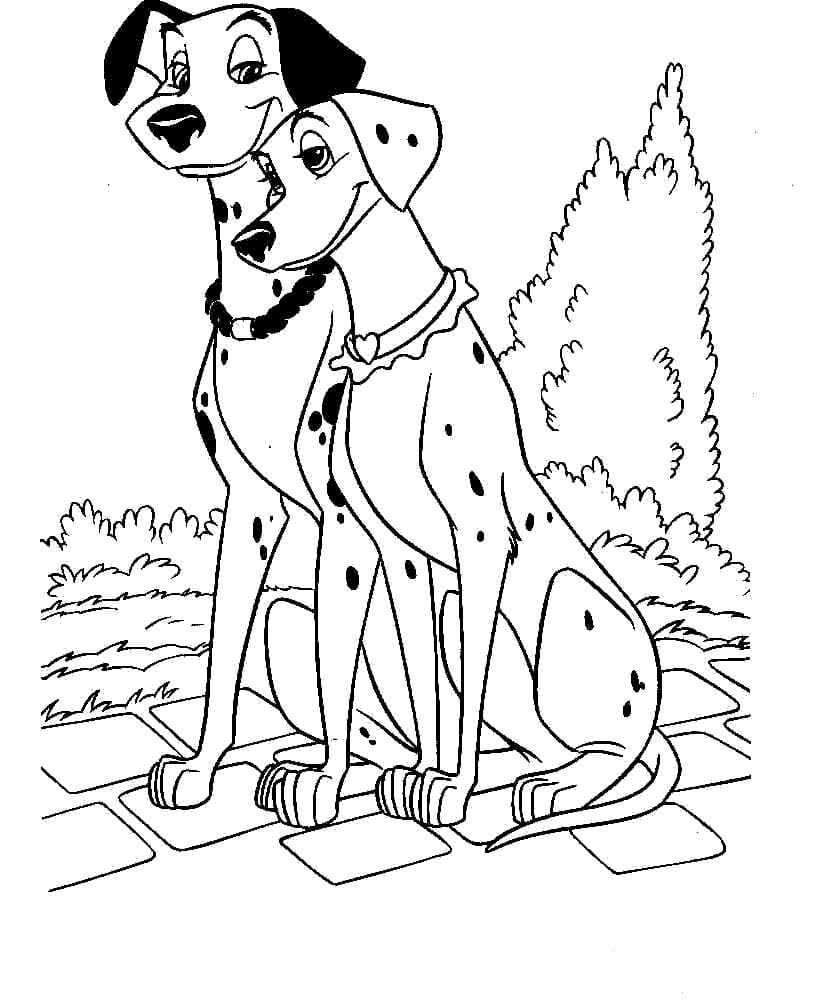 ζωγραφική Happy Dalmatians