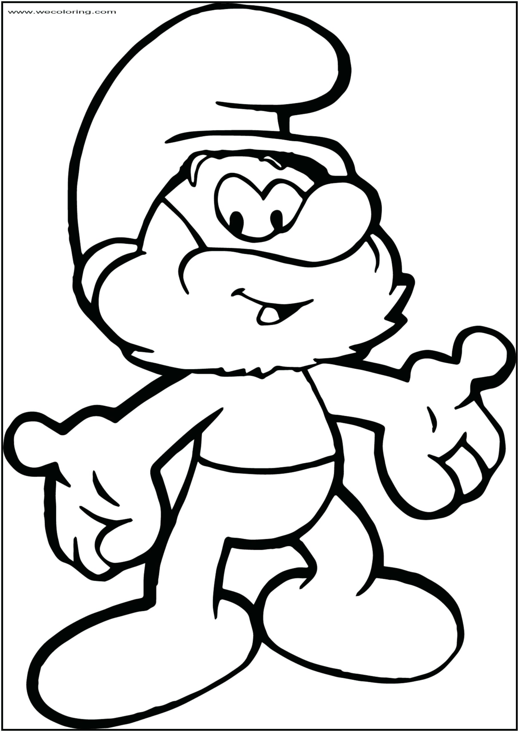 ζωγραφική Old Smurf