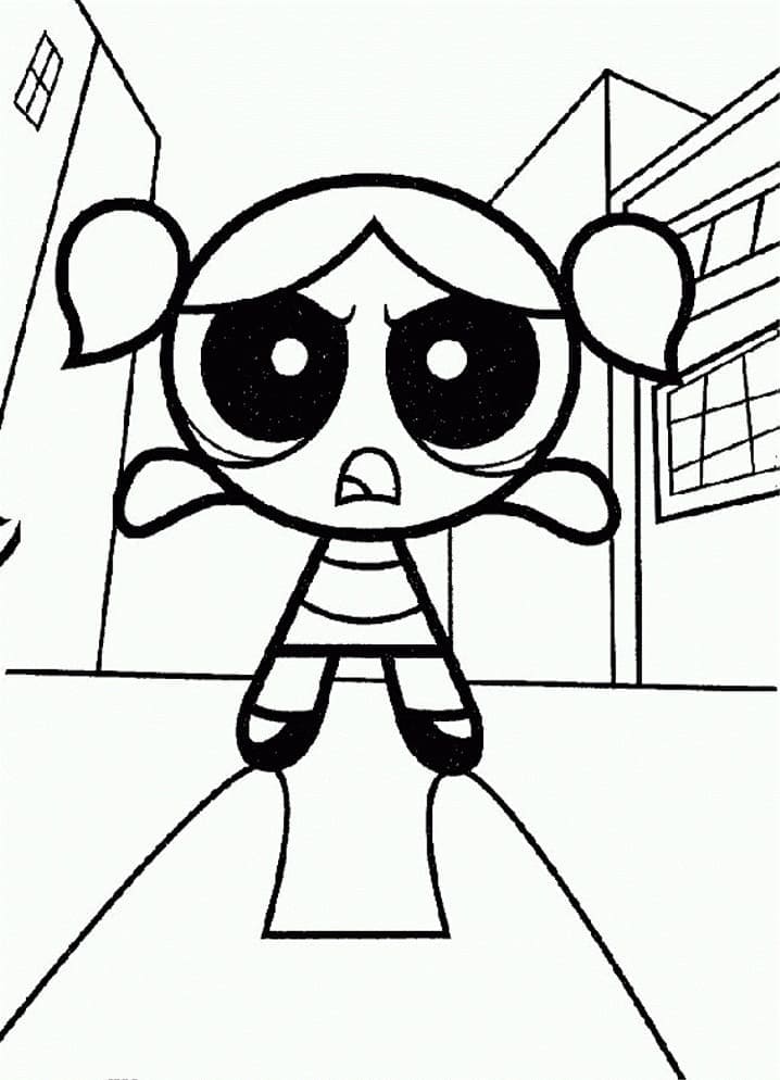ζωγραφική Μπάμπλς σε Powerpuff Girls