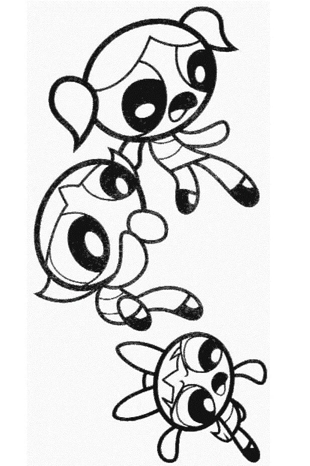 ζωγραφική Χαρακτήρας από το Powerpuff Girls