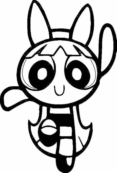 ζωγραφική Δωρεάν περίγραμμα για Powerpuff Girls