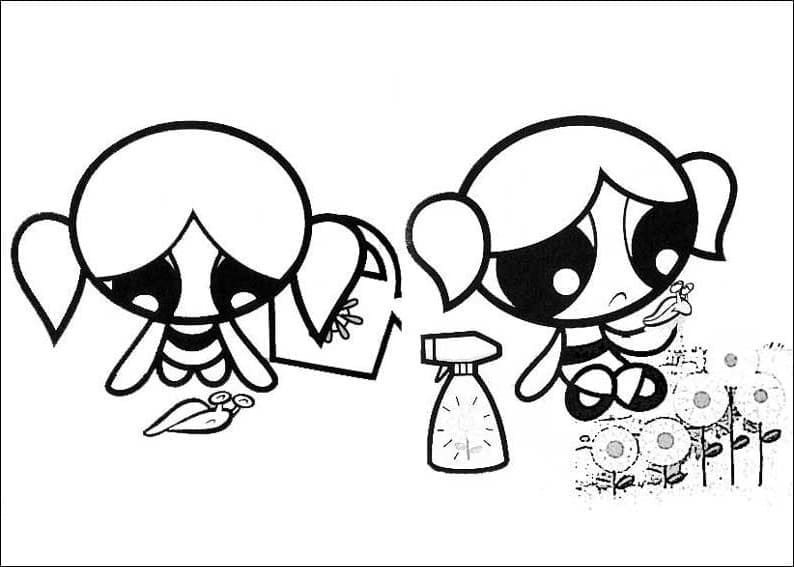 ζωγραφική Εικόνα χαρακτήρα από το Powerpuff Girls