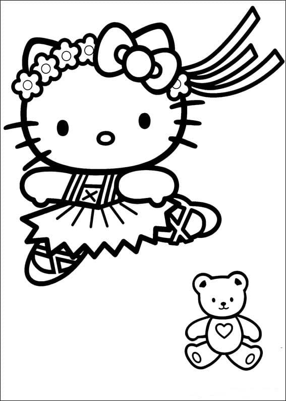 ζωγραφική Hello Kitty και Teddy - φύλλο 26