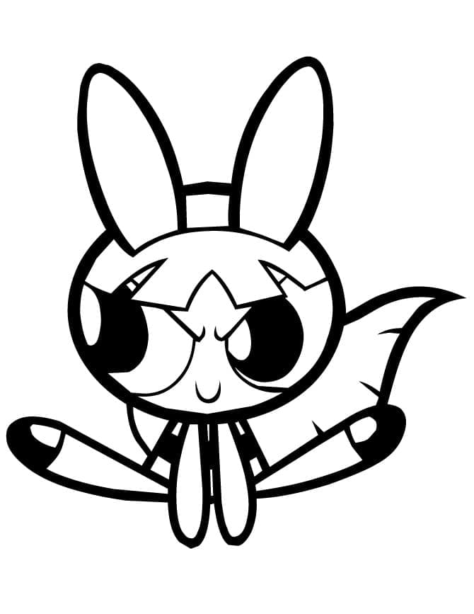 ζωγραφική Όμορφο περίγραμμα για Powerpuff Girls