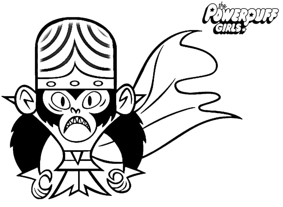 ζωγραφική Powerpuff Girls Μότζο Τζότζο