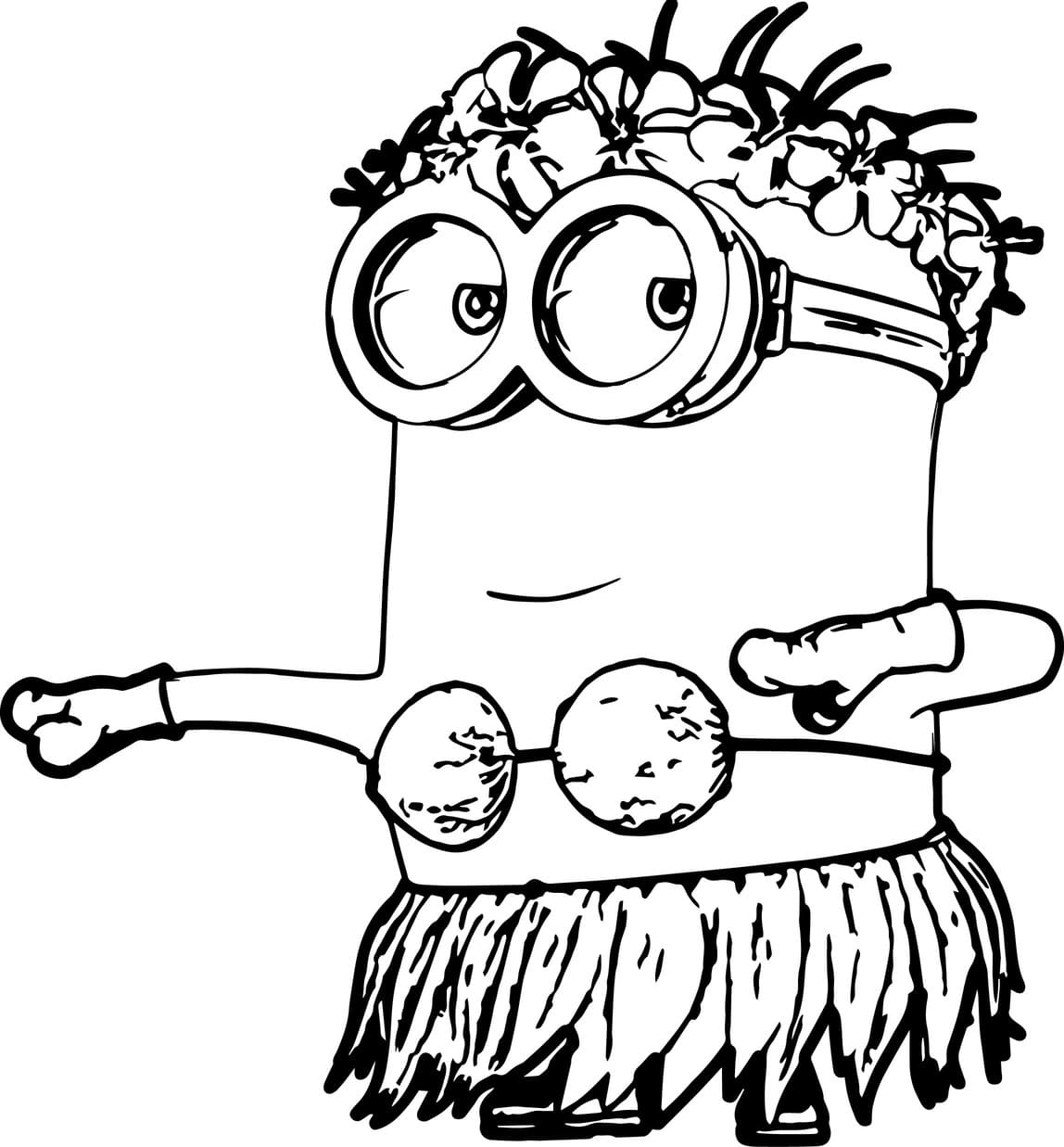 ζωγραφική Τα Minions χορεύουν