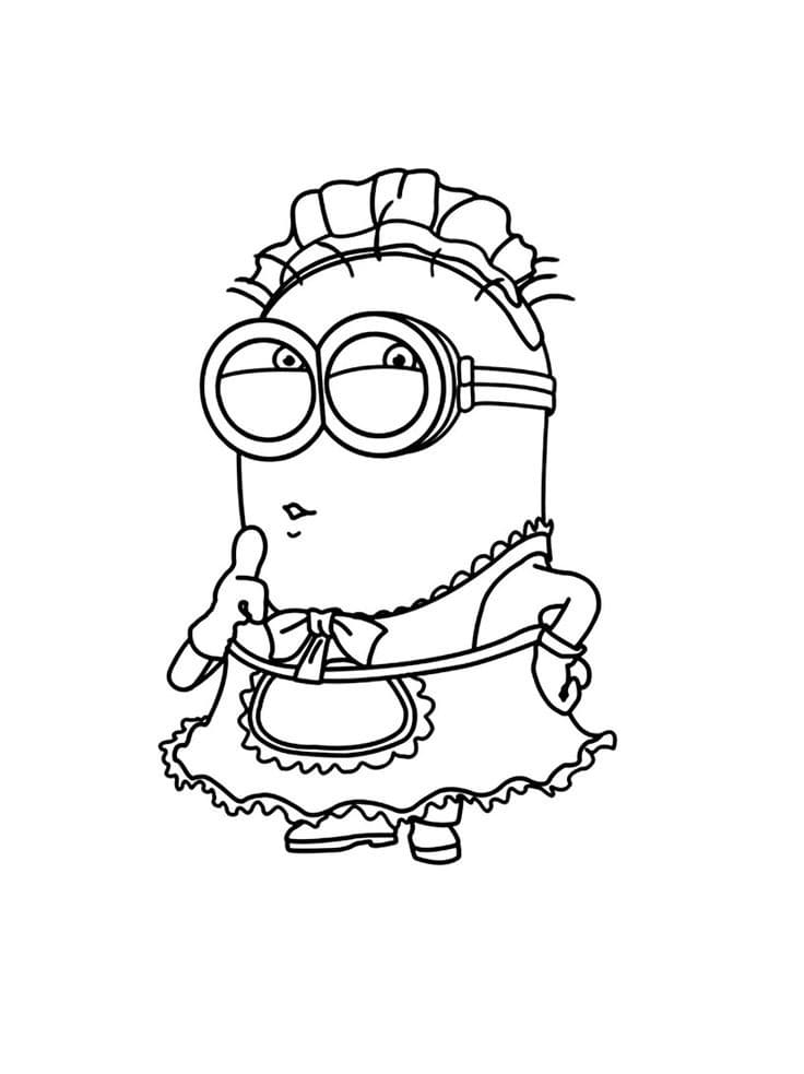 ζωγραφική Τα Minions είναι υπηρέτριες