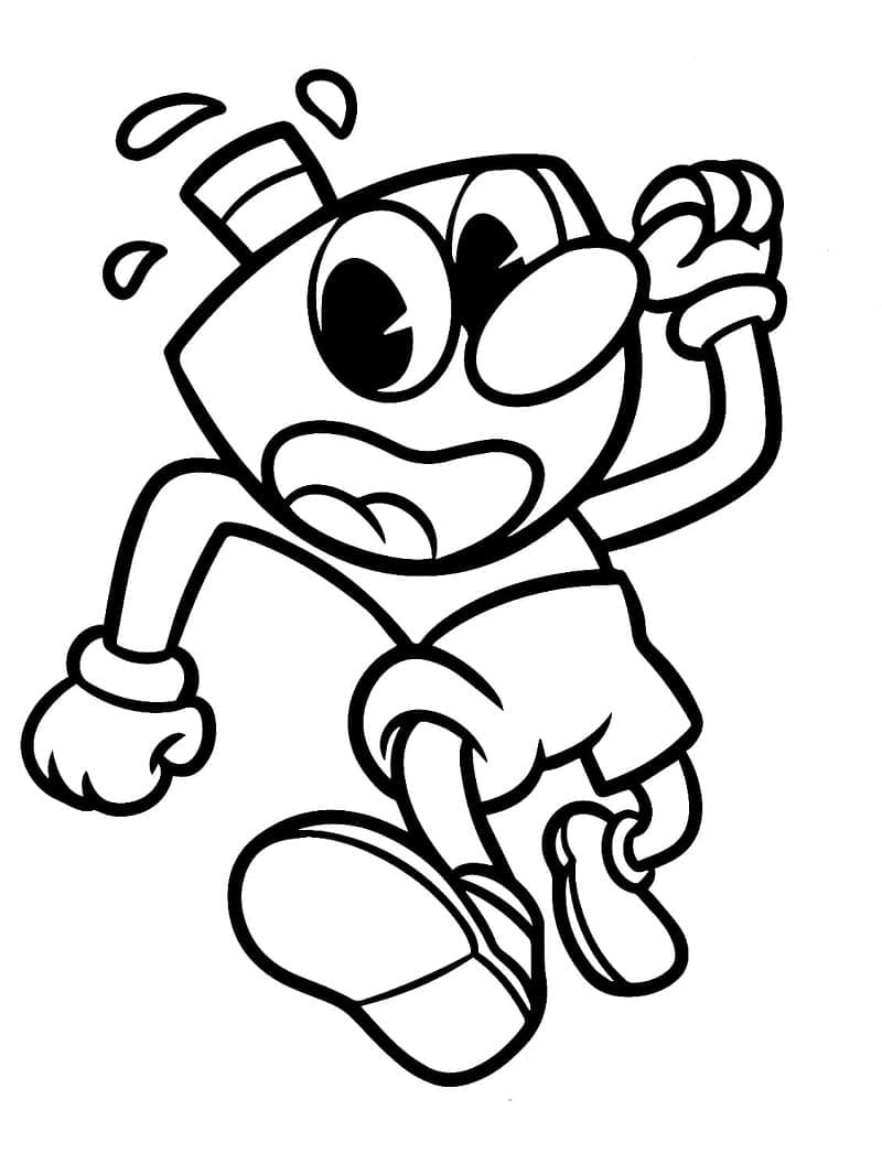 ζωγραφική Αξιολάτρευτο Cuphead
