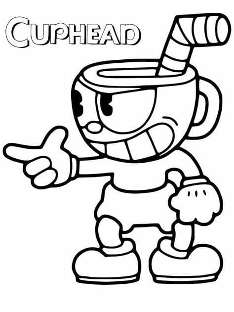 ζωγραφική Χαριτωμένο Cuphead