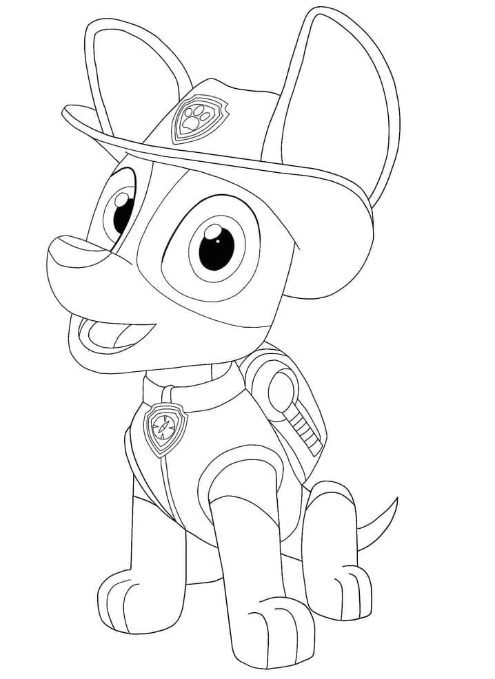 ζωγραφική Χαριτωμένο Tracker Paw Patrol