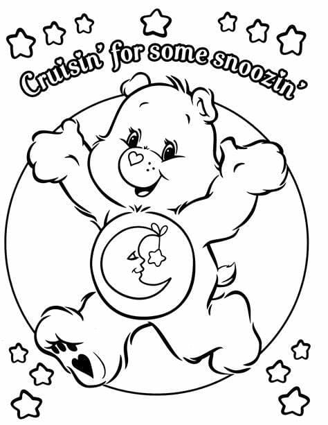 ζωγραφική Εκτύπωση περίγραμμα εικόνας Care Bears