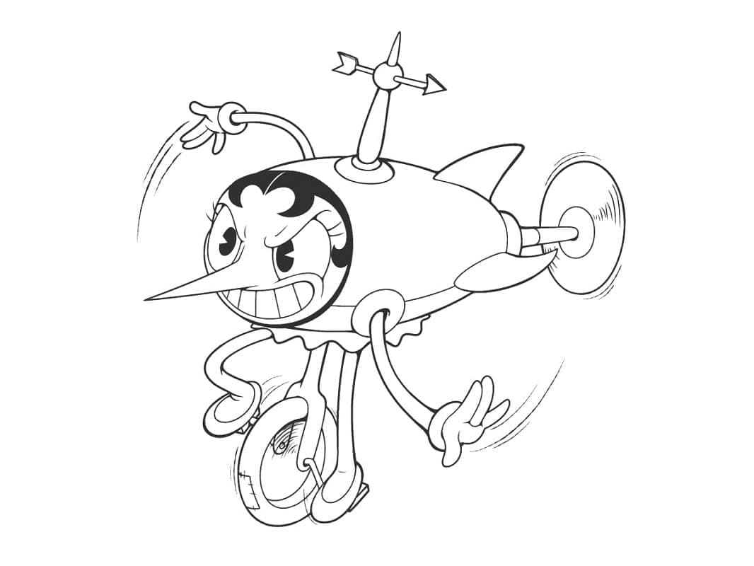 ζωγραφική Hilda Berg από Cuphead