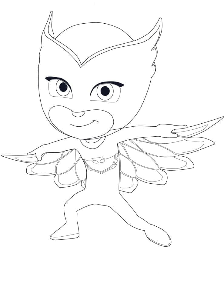 ζωγραφική Κουκουβάγια από την PJ Masks