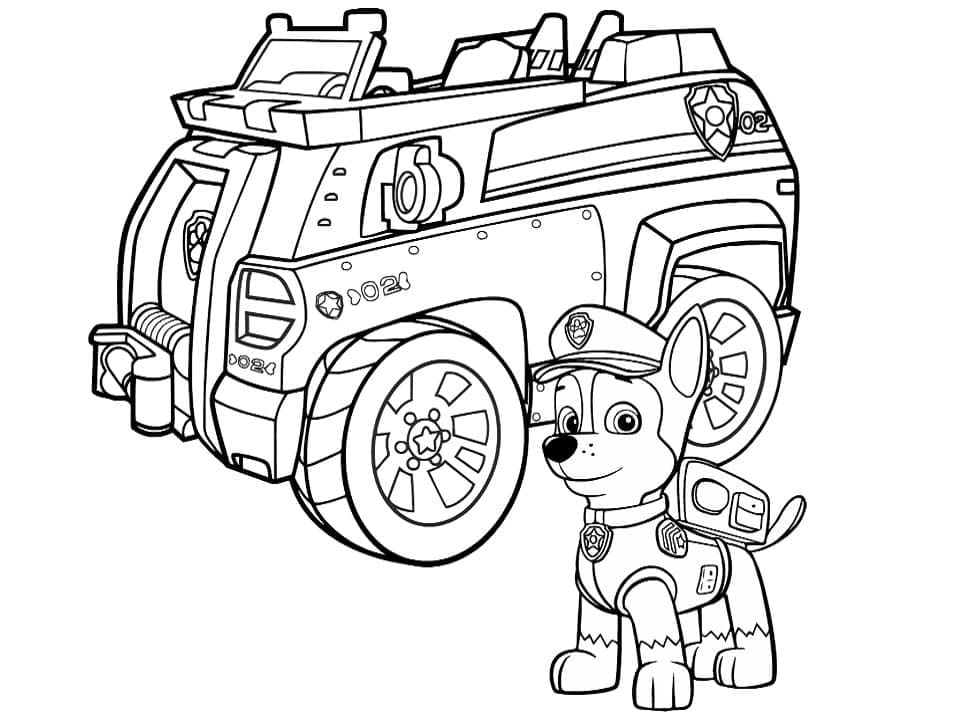 ζωγραφική Κυνηγητό από το Paw Patrol