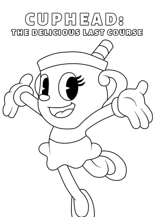 ζωγραφική Ms. Chalice στο Cuphead