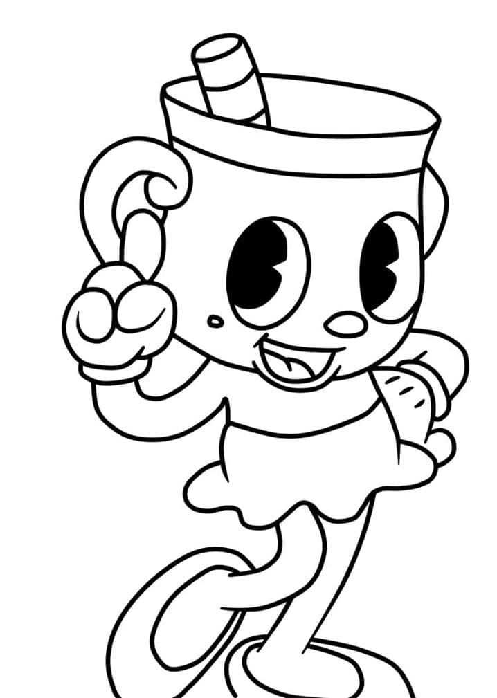 ζωγραφική Ms. Chalice του Cuphead