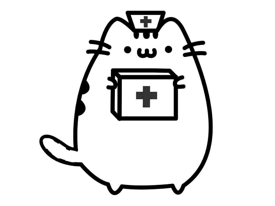 ζωγραφική Νοσοκόμα Pusheen