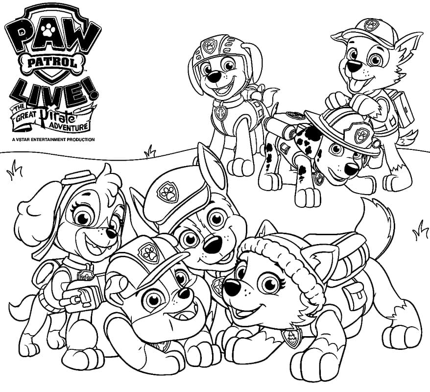 ζωγραφική Paw Patrol Περιπέτεια