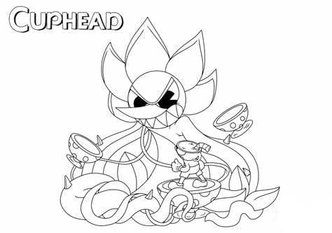 ζωγραφική Περίγραμμα Cuphead